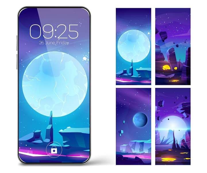 screensaver-on-the-phone